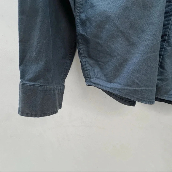 Mutual Weave || Men's Long Sleeve Buttoned Down in Dark Slate XL - Picture 6 of 10